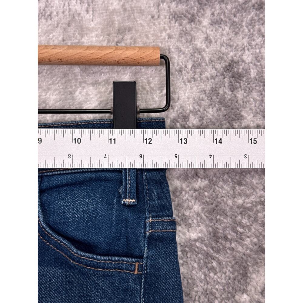 Mother The Hustler Ankle Fray Jeans 24 Womens Dark Wash Denim - Picture 3 of 9